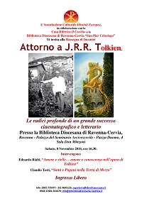 Biblioteca Diocesana di Ravenna-Cervia "San Pier Crisologo": Secondo incontro "Attorno a J.R.R. Tolkien"