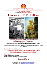 Biblioteca Diocesana di Ravenna-Cervia "San Pier Crisologo": Primo incontro "Attorno a J.R.R. Tolkien"