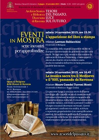 L'apparizione del libro a stampa - La musica sacra tra il Medioevo e il '500, passando da Ravenna