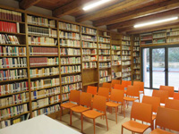 Interno della sala di lettura