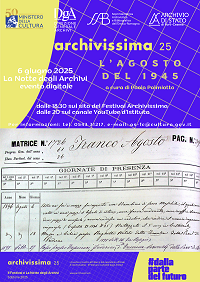 Locandina La Notte degli Archivi Locandina La Notte degli Archivi