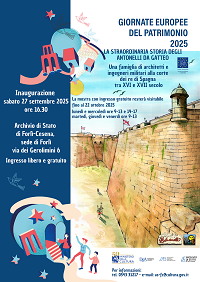 Locandina Giornate Europee del Patrimonio Locandina Giornate Europee del Patrimonio