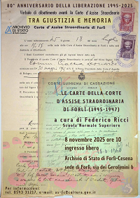 Locandina Tra giustizia e memoria Locandina Tra giustizia e memoria