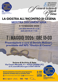 Locandina Sezione di Cesena Locandina Sezione di Cesena
